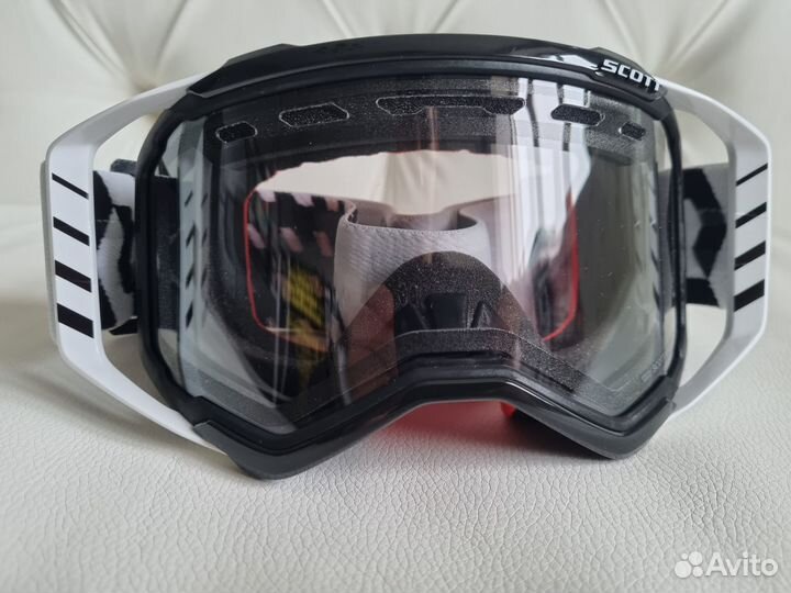 Очки scott Prospect Enduro LS black white clear w