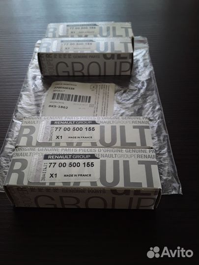 Свечи зажигания Renault 7700500155 Комплект 4 шт