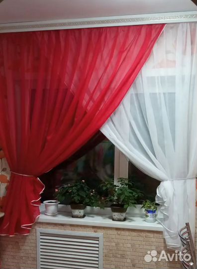 Шторы тюль для кухни