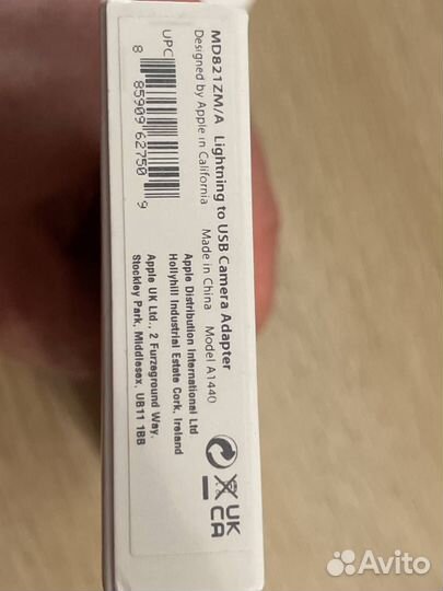 Переходник Apple Lightning to USB Camera Adapter