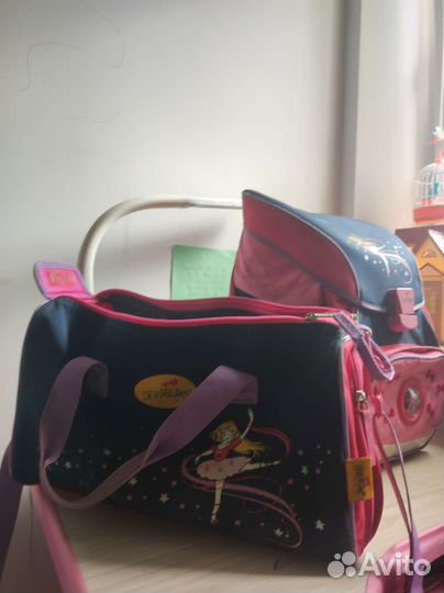 Рюкзак школьный для девочки с балериной