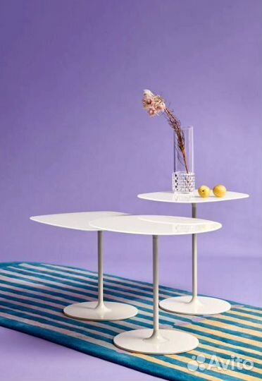 Журнальный стеклянный столик Kartell Италия