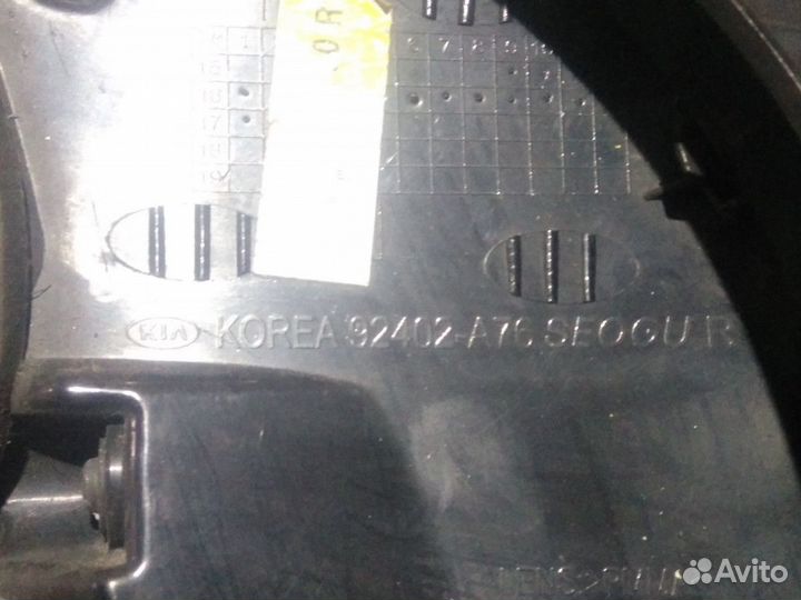 Фара KIA Cerato 2018, левый задний