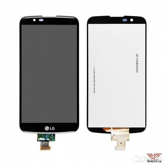 Дисплей для LG K10 K410 в сборе черный