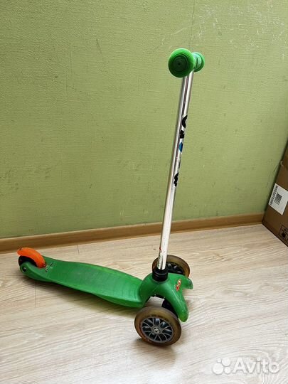 Самокат детский трехколесный бу