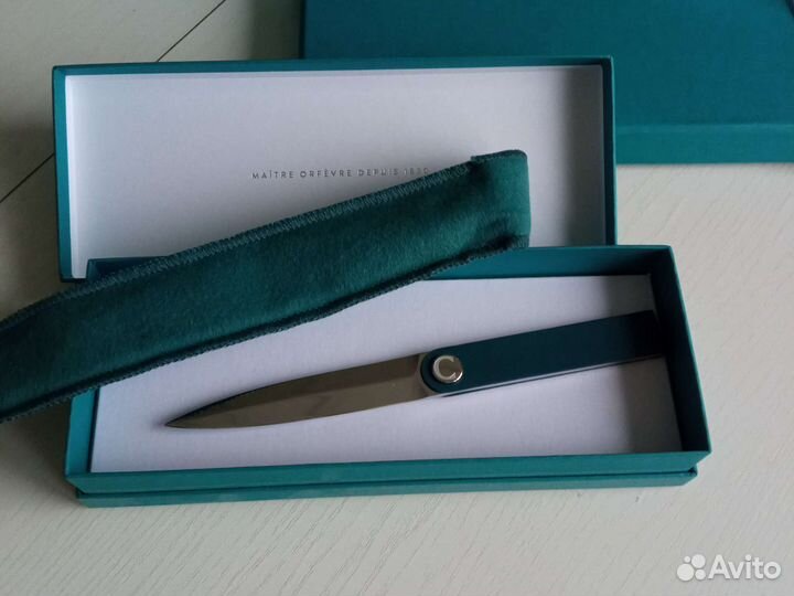 Christofle нож для бумаги стакан поднос