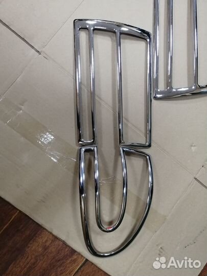 Новые молдинги задних фонарей газ 3110 31105 хром