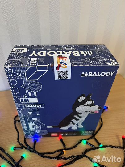 3D собака Конструктор Сибиская Хаски