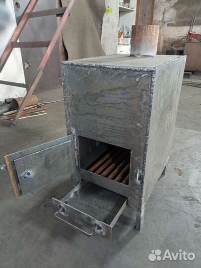 Печь буржуйка пиролизная