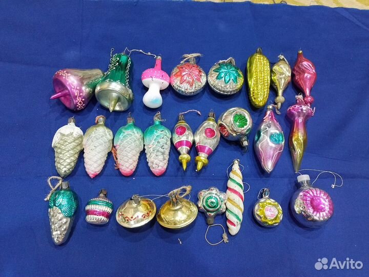 Новогодние игрушки СССР много разных