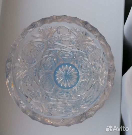 Ваза хрусталь стекло Чехия СССР