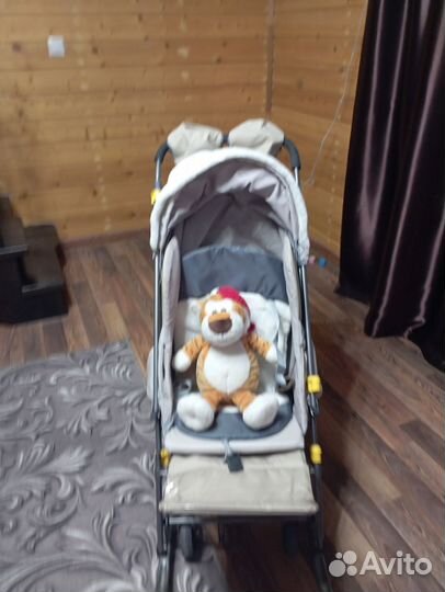 Детские санки коляска с колесами бу