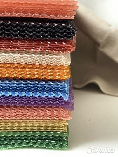 Вощина цветная пчелиный воск для свечей дадан