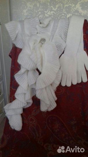 Набор шарф и перчатки