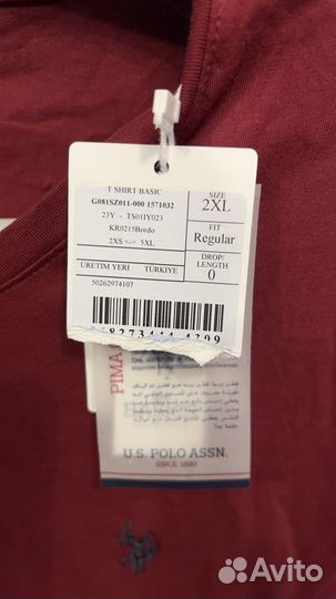 Футболка мужская us polo assn