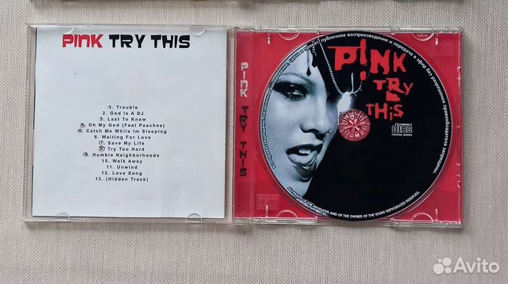 Музыкальный cd диск pink пинк