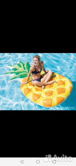 Матрас для плавания ананас
