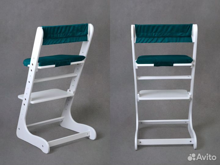 Белый растущий стул
