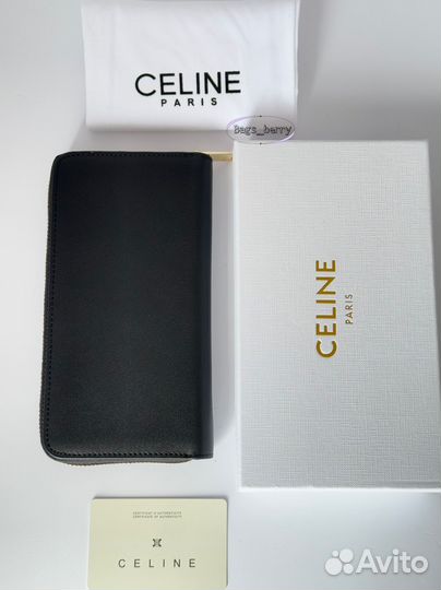 Кошелёк celine натуральная кожа