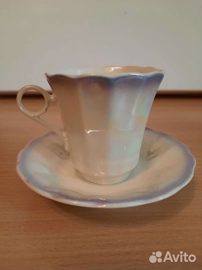 Кофейный сервиз СССР перламутр Коростеньский фз