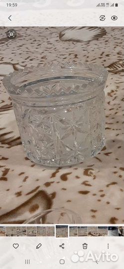 Хрустальная конфетница СССР