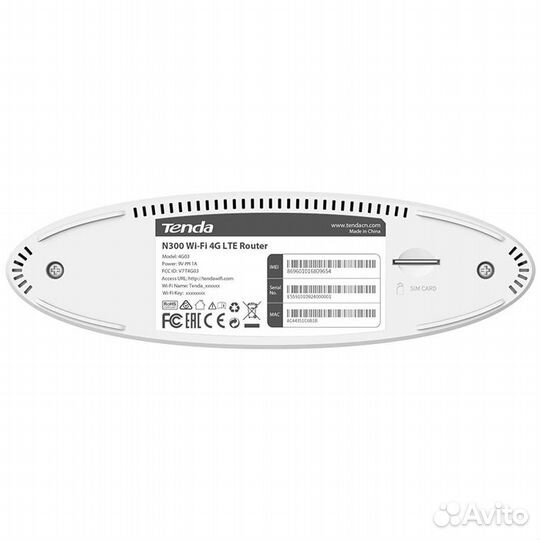 Роутер 3G/4G wifi Tenda 4G03 (White)
