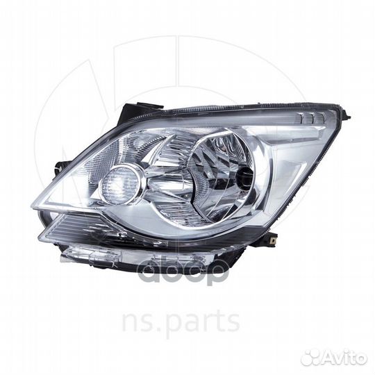 Фара левая chevrolet Cobalt (с корректором) NSP