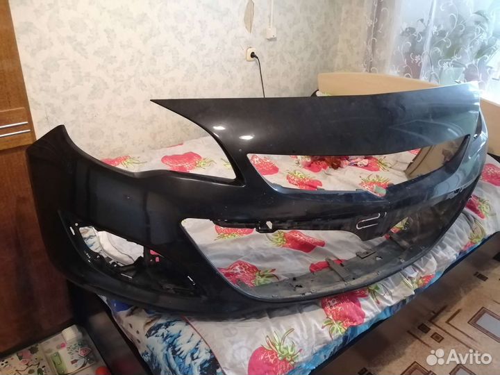 Бампер передний opel astra j