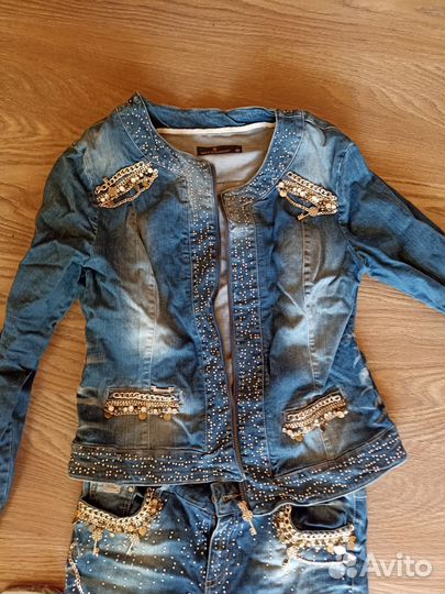 Джинсовый турецкий костюмчик