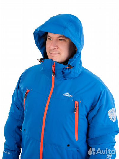 Костюм для рыбалки зимний Магеллан -15, синий-черный, 60-62/182-188