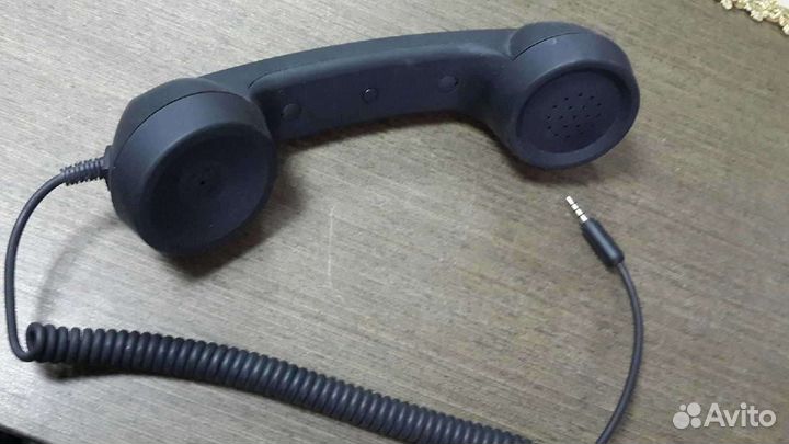 Гарнитура наушники с микрофоном в виде телефона