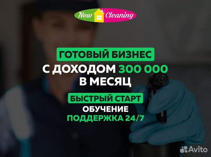 Готовый бизнес под ключ. Клининг. Клиенты с нас