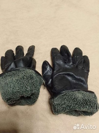 Перчатки кожаные