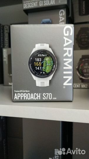 Часы garmin approach s70, 42мм, белые (гарантия)