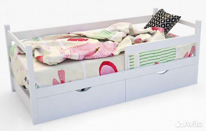 Детская Тахта Сканди 160х70 с матрасом