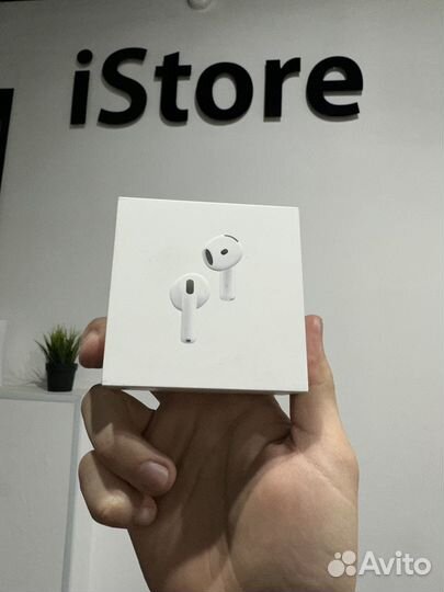 Наушники AirPods 4 с шумоподавлением