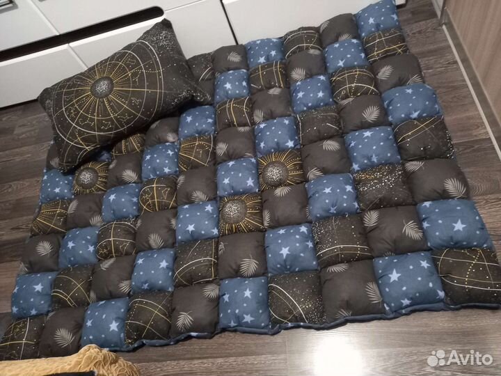 Лежанки оксфорд-велюр, хлопок