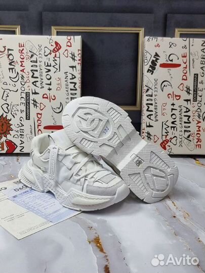 Кроссовки женские D&G White Multi