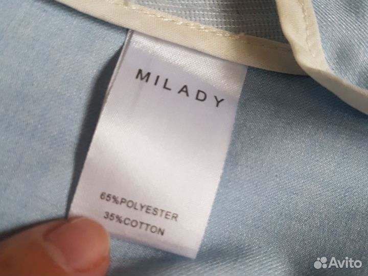 Пиджак летний жакет голубой 42