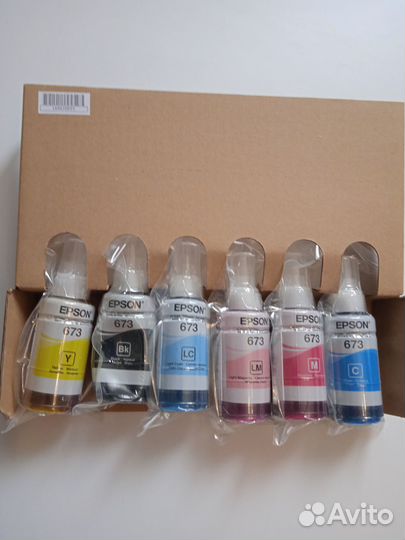 Чернила epson 673 для l805 и l800