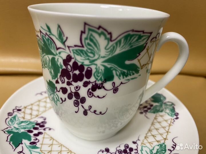 Кофейная пара лфз костяной фарфор