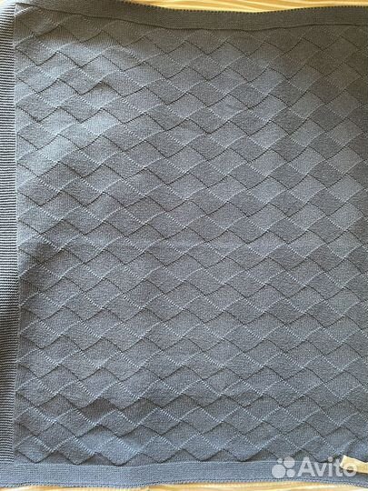 Плед детский хлопковый вязаный amarobaby