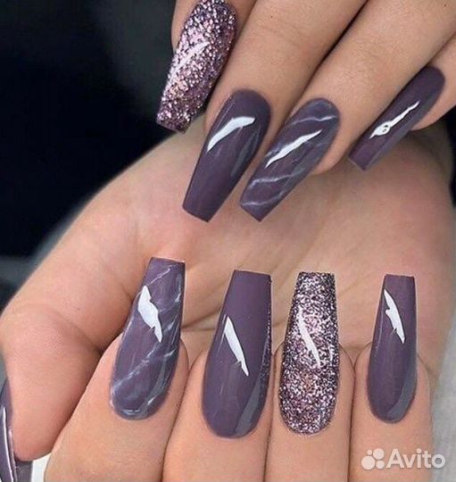 Наращивание ногтей маникюр гель-лак укрепление