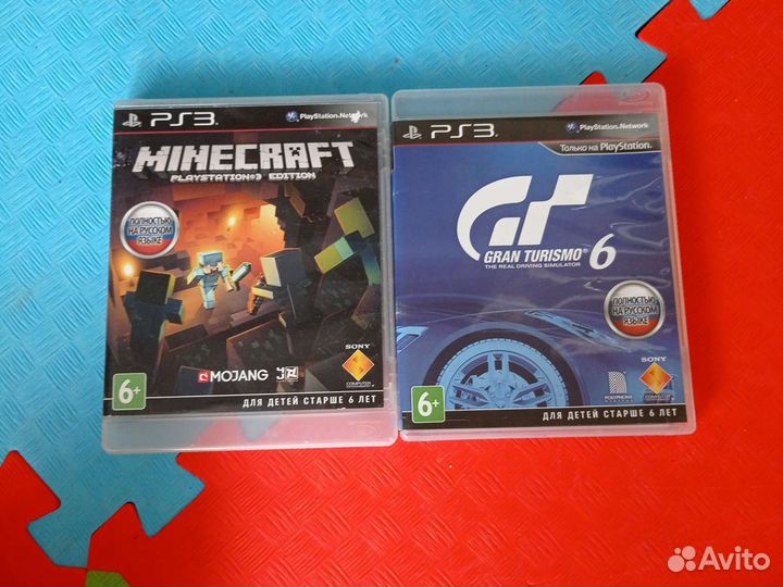 Диски на ps3 6+ 2штуки