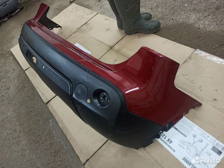 Бампер задний Nissan Qashqai J10 красный