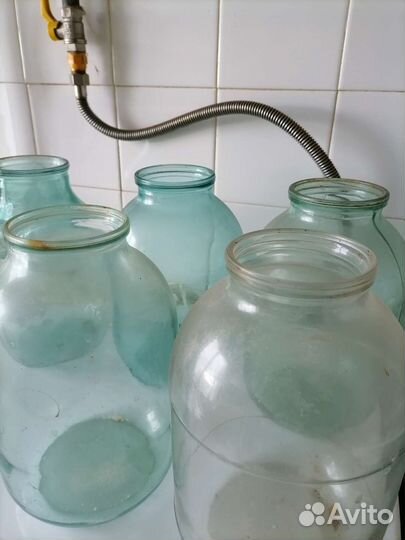 Банки стеклянные 3 литра и другие, много