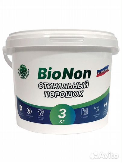 Стиральный порошок BioNon 3 кг