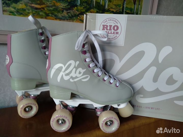 Ролики квады RIO roller – Script Classiс 37 размер