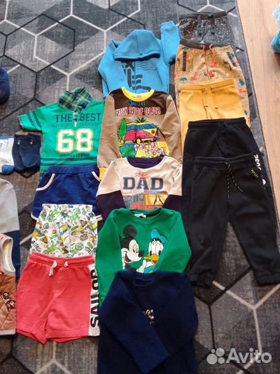 Одежда пакетом для мальчика 86-92, 92-98
