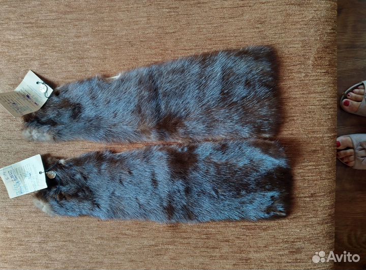 Шкурки коричневой норки